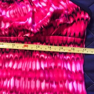 Bathing suit top. And 15” 1/2 from top to bottom